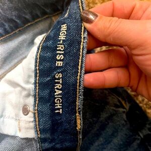 AE Stretch Super High-Waisted Straight Jean, Women’s